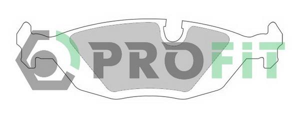 Profit 5000-0296 Rear disc brake pads, set 50000296