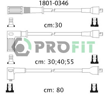 Profit 1801-0346 Ignition cable kit 18010346