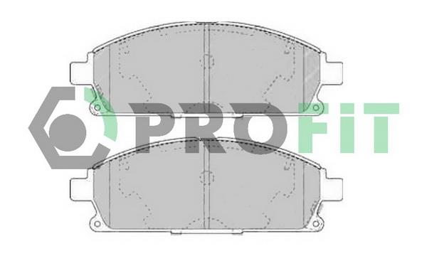 Profit 5000-1263 Front disc brake pads, set 50001263