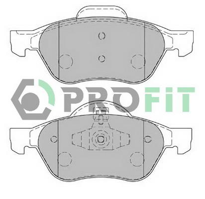 Profit 5000-1866 Front disc brake pads, set 50001866