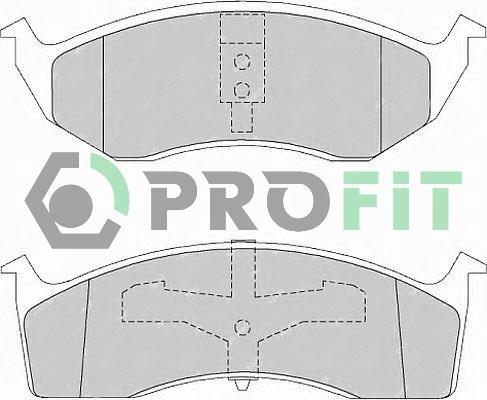 Profit 5000-1098 Front disc brake pads, set 50001098