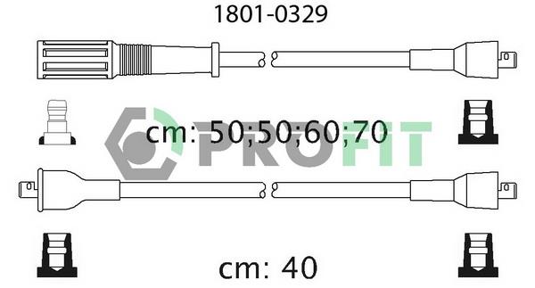 Profit 1801-0329 Ignition cable kit 18010329