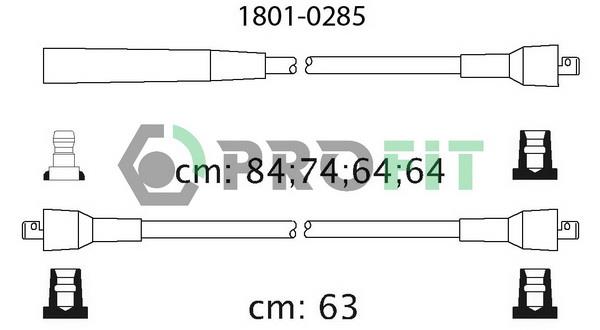 Profit 1801-0285 Ignition cable kit 18010285