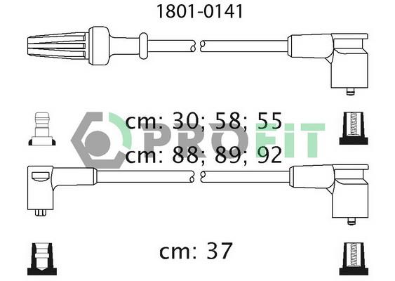 Profit 1801-0141 Ignition cable kit 18010141