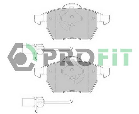 Profit 5000-1323 Front disc brake pads, set 50001323