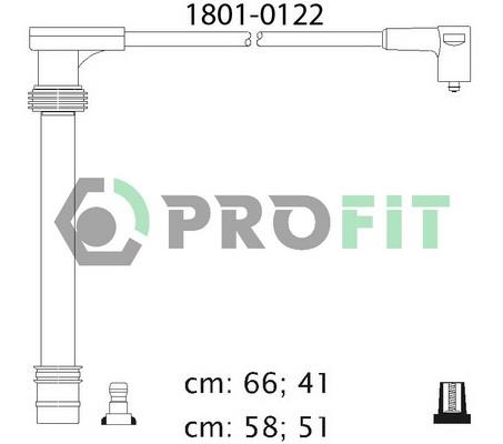Profit 1801-0122 Ignition cable kit 18010122