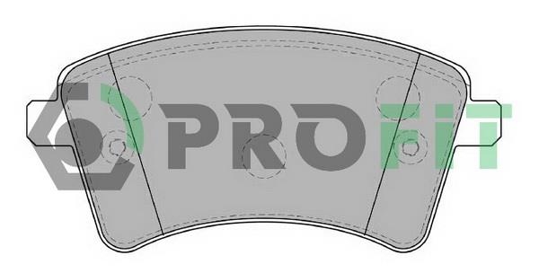 Profit 5000-4185 Front disc brake pads, set 50004185