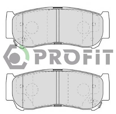 Profit 5000-1910 Rear disc brake pads, set 50001910