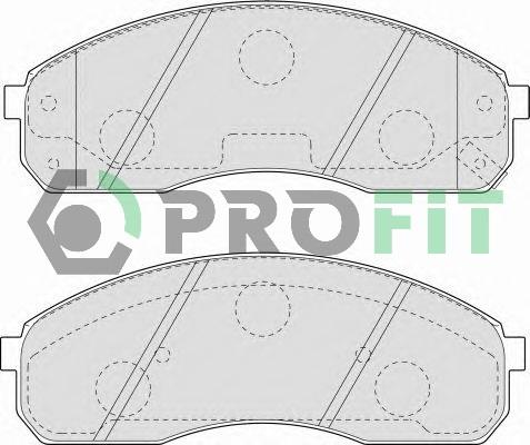 Profit 5000-1595 Front disc brake pads, set 50001595