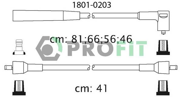 Profit 1801-0203 Ignition cable kit 18010203