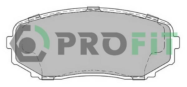 Profit 5000-2019 Front disc brake pads, set 50002019