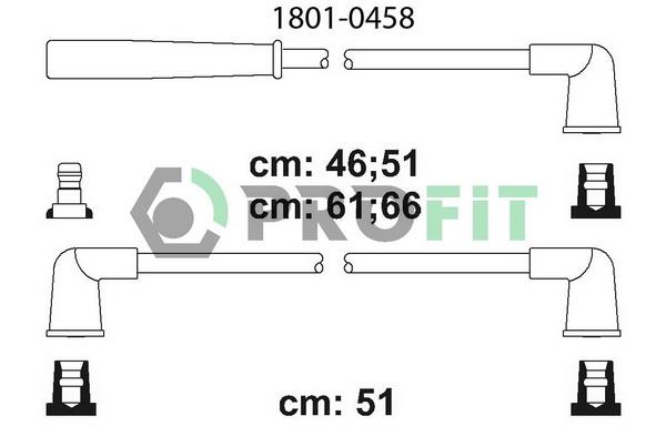 Profit 1801-0458 Ignition cable kit 18010458