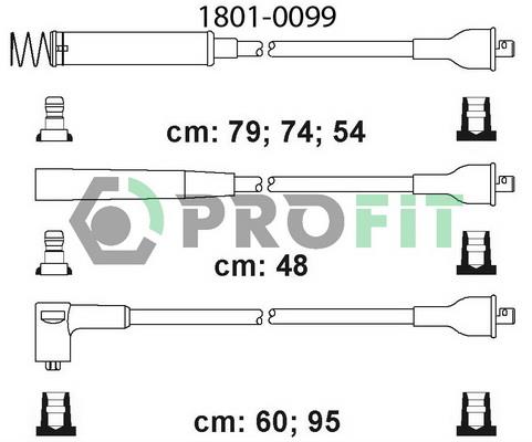 Profit 1801-0099 Ignition cable kit 18010099