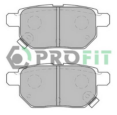 Profit 5000-2013 Rear disc brake pads, set 50002013