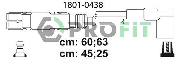 Profit 1801-0438 Ignition cable kit 18010438