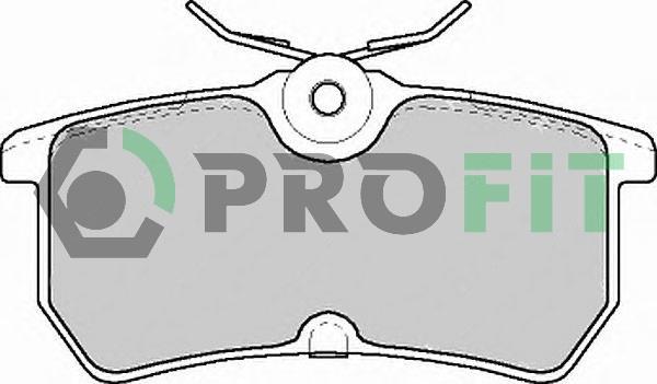 Profit 5000-1319 Rear disc brake pads, set 50001319