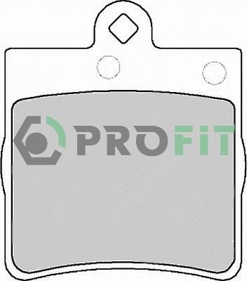Profit 5000-1311 Rear disc brake pads, set 50001311