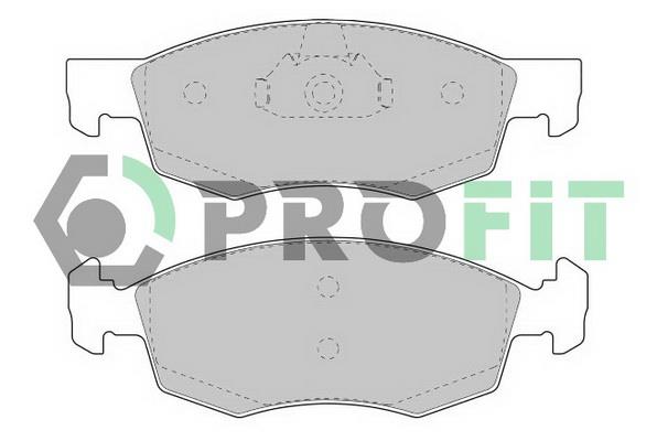 Profit 5000-1377 Front disc brake pads, set 50001377