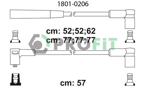 Profit 1801-0206 Ignition cable kit 18010206