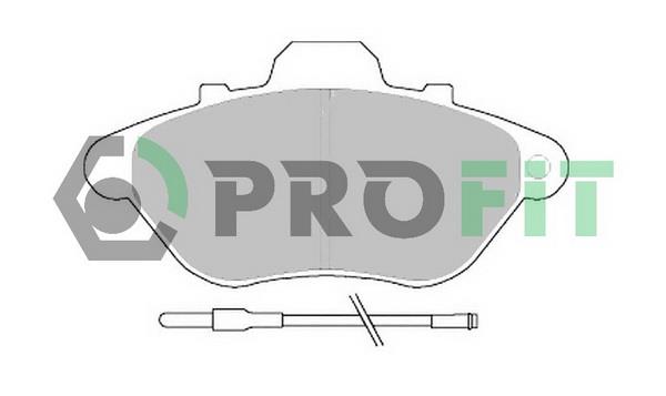 Profit 5000-0623 Front disc brake pads, set 50000623