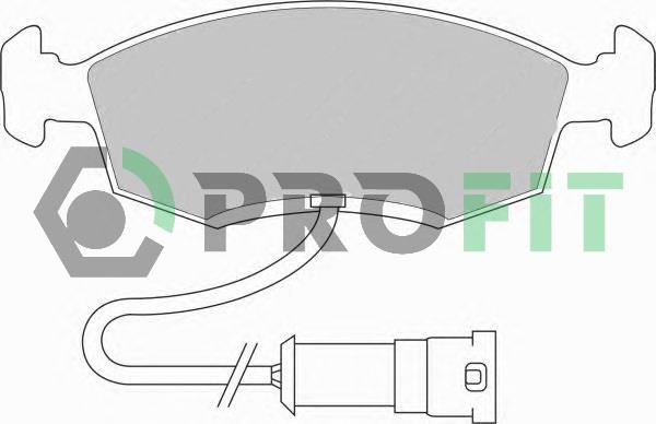 Profit 5000-0276 Front disc brake pads, set 50000276