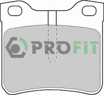 Profit 5000-1044 Rear disc brake pads, set 50001044