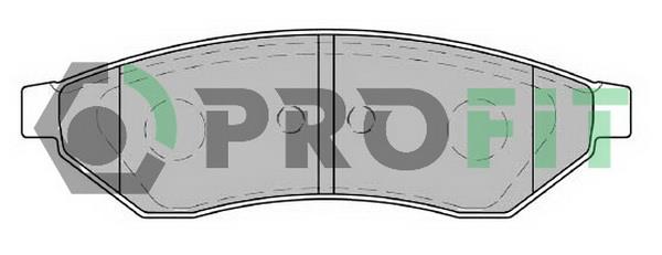 Profit 5000-1986 Rear disc brake pads, set 50001986