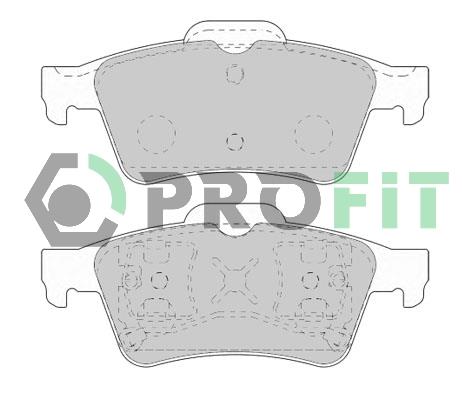 Profit 5000-1540 Rear disc brake pads, set 50001540