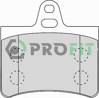 Profit 5000-1413 Rear disc brake pads, set 50001413