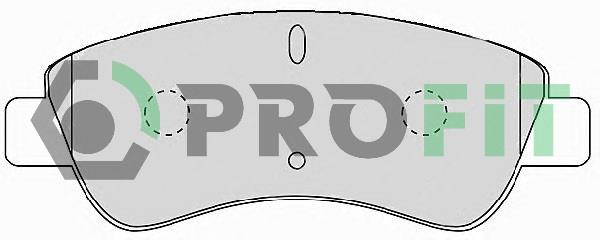 Profit 5000-1399 Front disc brake pads, set 50001399