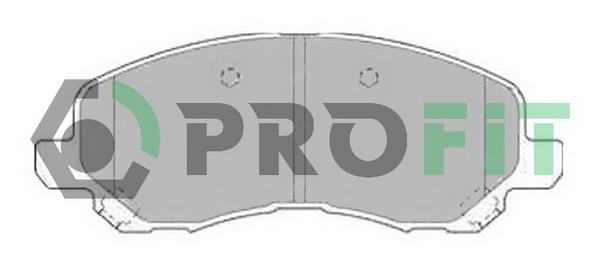 Profit 5000-1621 Front disc brake pads, set 50001621