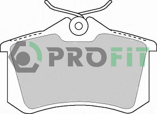 Profit 5000-1083 Rear disc brake pads, set 50001083