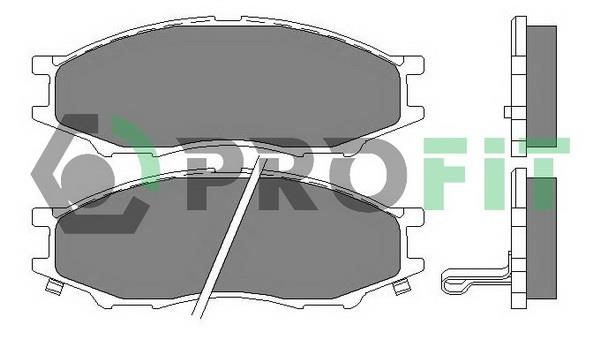 Profit 5000-2024 Front disc brake pads, set 50002024