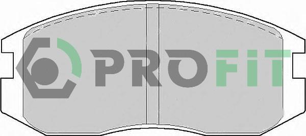 Profit 5000-0759 Front disc brake pads, set 50000759
