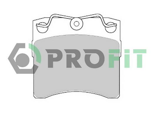 Profit 5000-0722 Front disc brake pads, set 50000722