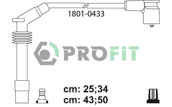 Profit 1801-0433 Ignition cable kit 18010433