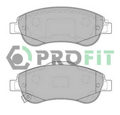 Profit 5000-2005 Front disc brake pads, set 50002005