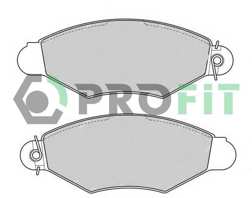 Profit 5000-1135 Front disc brake pads, set 50001135