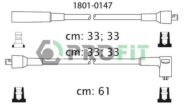 Profit 1801-0147 Ignition cable kit 18010147