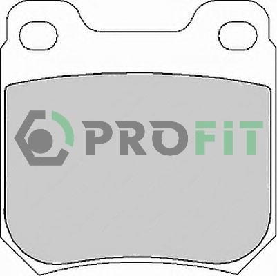 Profit 5000-1117 Rear disc brake pads, set 50001117