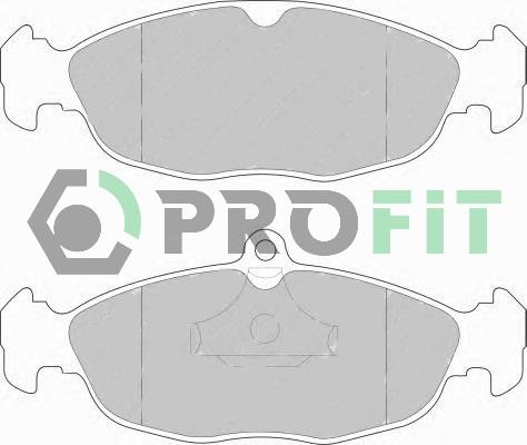 Front disc brake pads, set Profit 5000-0732