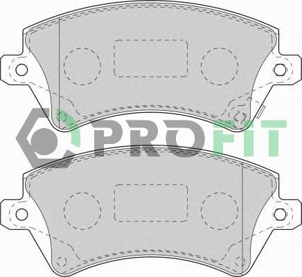 Profit 5000-1573 Front disc brake pads, set 50001573