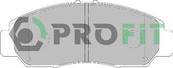 Profit 5000-1669 Front disc brake pads, set 50001669