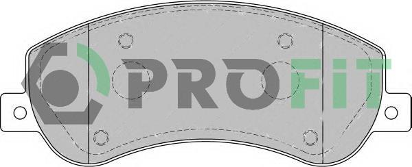 Profit 5000-1928 Front disc brake pads, set 50001928