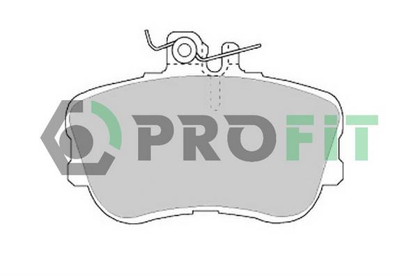 Profit 5000-0854 Front disc brake pads, set 50000854
