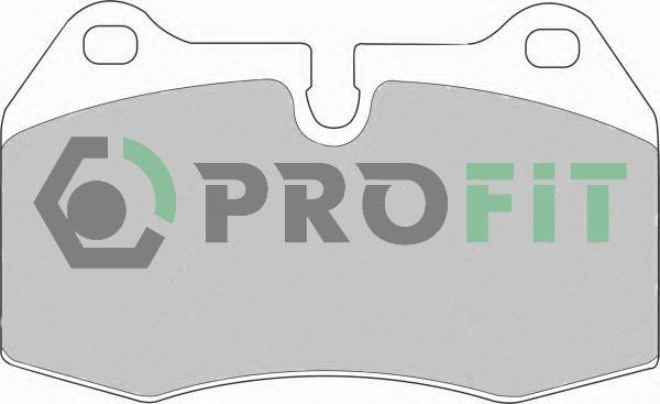 Profit 5000-0998 Front disc brake pads, set 50000998