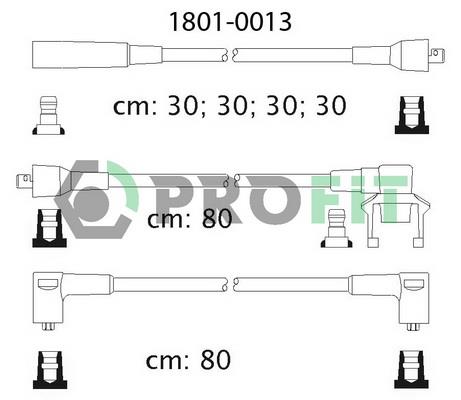 Profit 1801-0013 Ignition cable kit 18010013