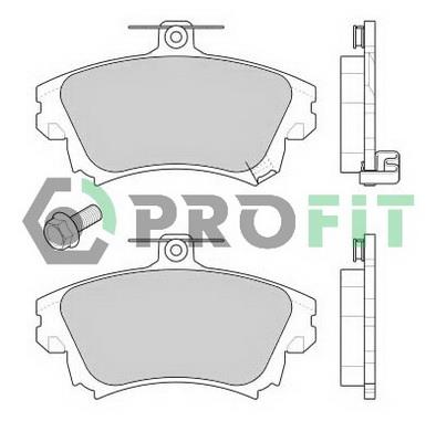 Profit 5000-1384 Front disc brake pads, set 50001384