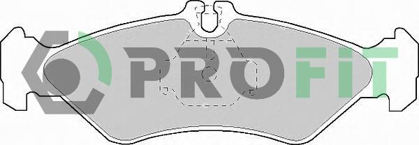 Profit 5000-1039 Rear disc brake pads, set 50001039
