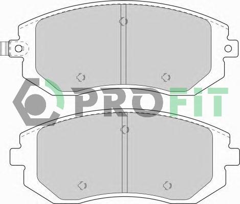 Profit 5000-1639 Front disc brake pads, set 50001639